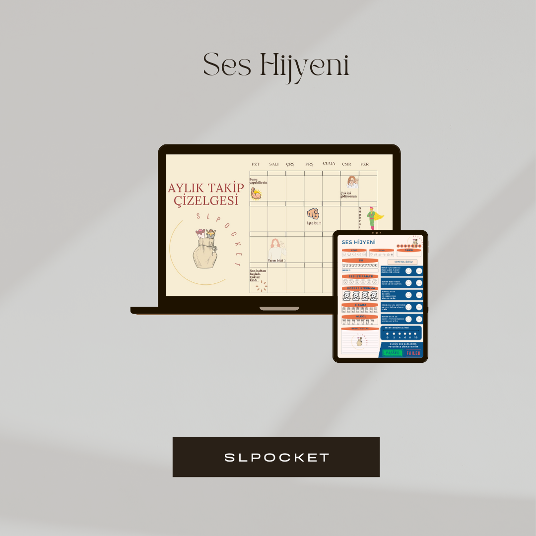 Ses Hijyeni - Ses Sağlığı Önerileri, Disfoni, Ses Terapisi Desteği, Günlük ve Aylık kontrol listesi