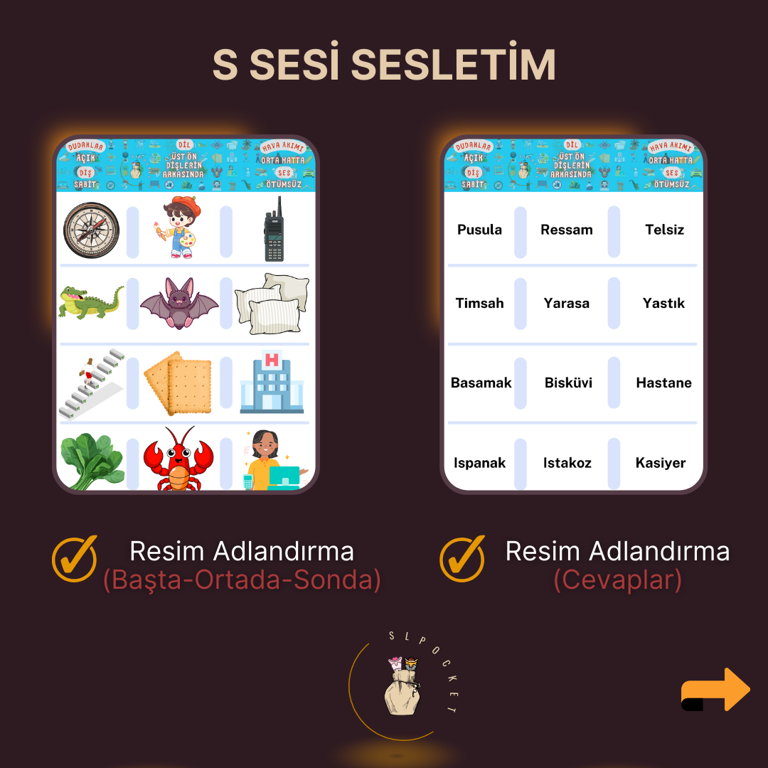 S Sesi Sesletim Materyali