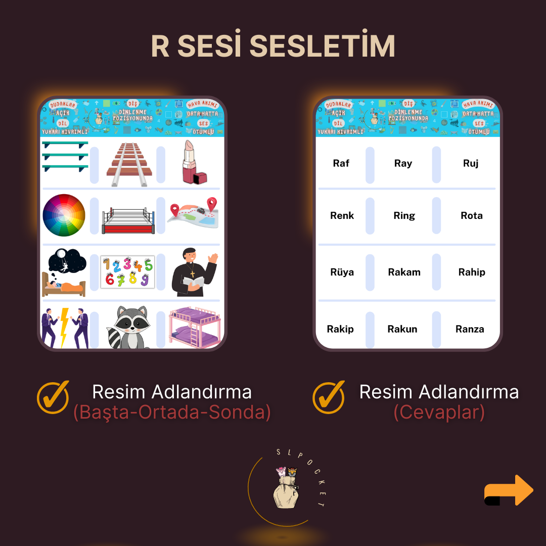 R Sesi Sesletim Materyali