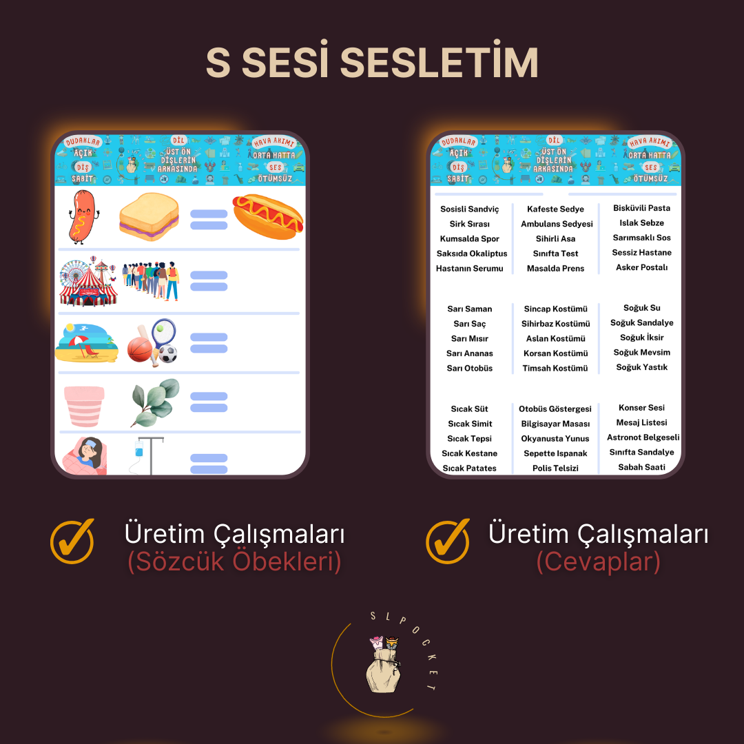 S Sesi Sesletim Materyali