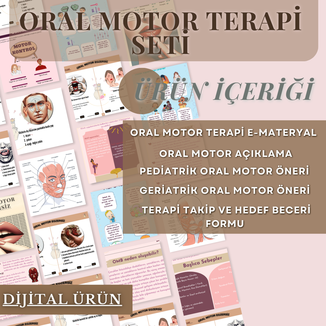 Oral Motor Terapi Seti