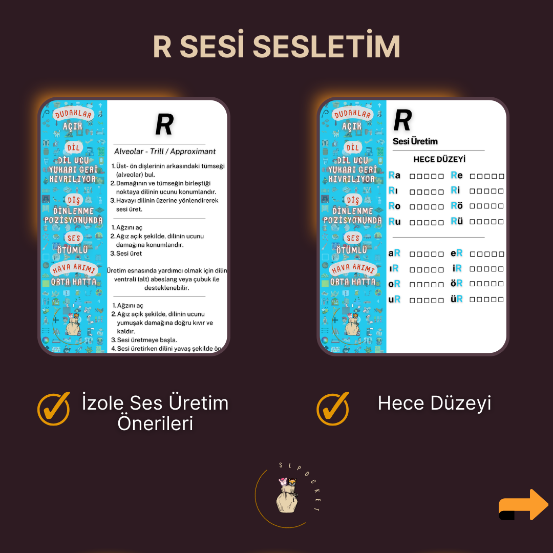 R Sesi Sesletim Materyali