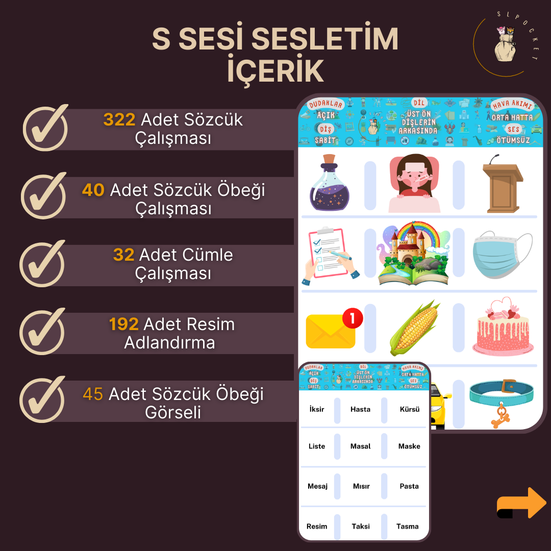 S Sesi Sesletim Materyali